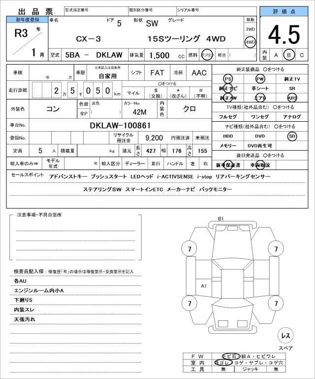 Ref:AUX-20660650 MAZDA CX-3 2021 - Image 21