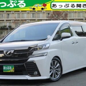 2017 Toyota Vellfire pearl gasoline used car Japan export