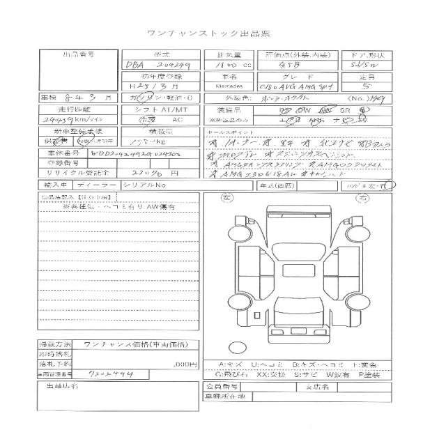 Ref:AUX-20686285 MERCEDES BENZ C-CLASS 2013 - Image 11