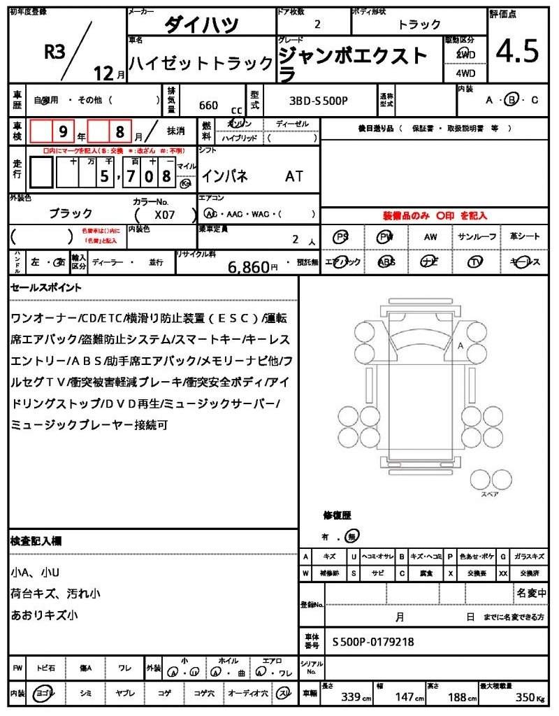 Ref:AUX-20693992 DAIHATSU HIJET TRUCK 2021 - Image 21