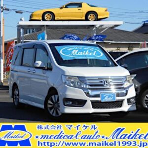 2012 Honda Stepwagon pearl gasoline used car Japan export