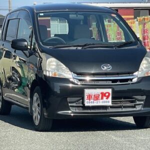 2012 Daihatsu Move black gasoline used car Japan export