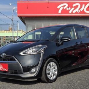 2017 Toyota Sienta black gasoline used car Japan export
