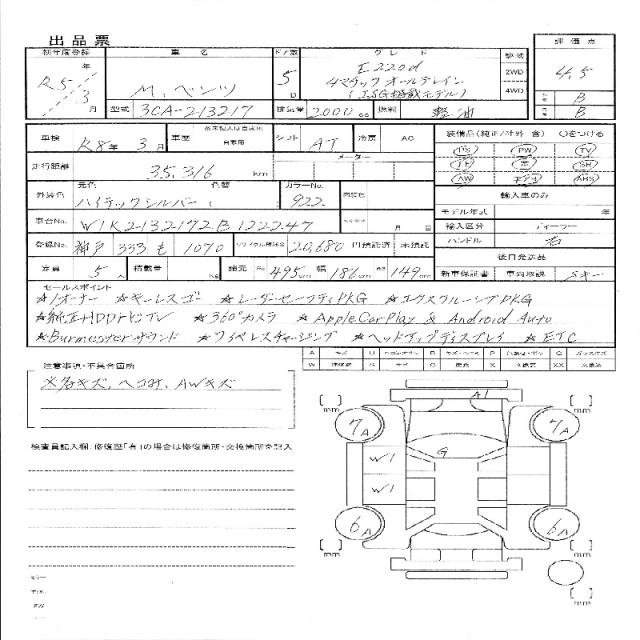 Ref:AUX-20751480 MERCEDES BENZ E-CLASS 2023 - Image 11