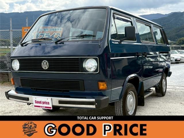 Ref:AUX-20780808 VOLKSWAGEN CARAVEL 1989 1 1989 Volkswagen Caravel blue gasoline used car Japan export