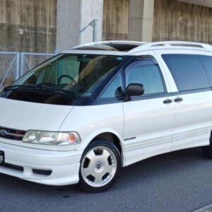 1998 Toyota Estima white gasoline used car Japan export