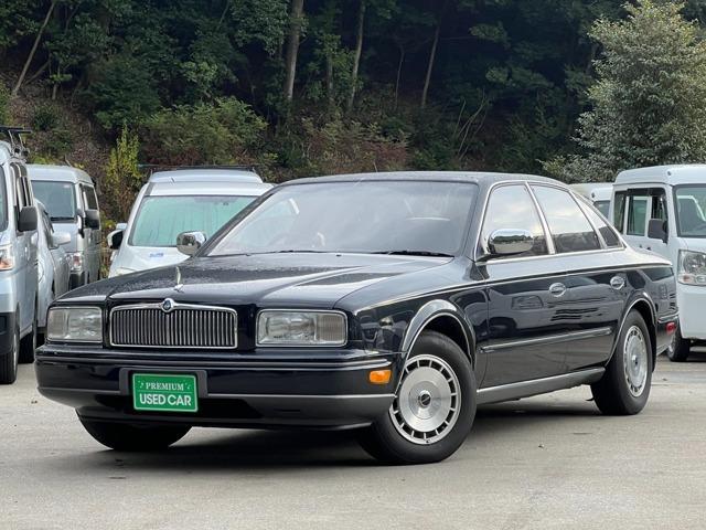 Ref:AUX-20806967 NISSAN PRESIDENT 1993 1 1993 Nissan President black gasoline used car Japan export