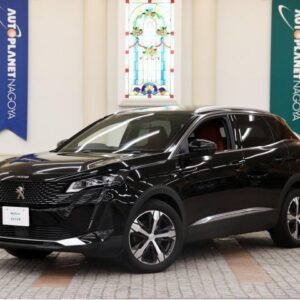 2022 Peugeot 3008 black diesel used car Japan export