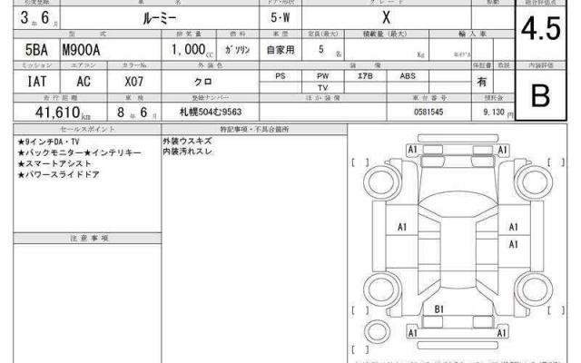 Ref:AUX-20816429 TOYOTA ROOMY 2021 - Image 6