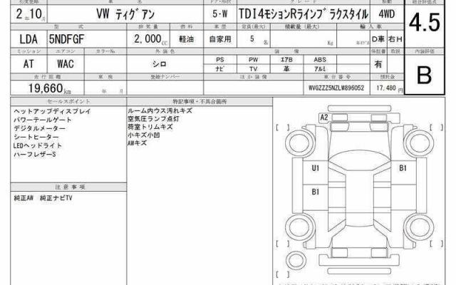 Ref:AUX-20816489 VOLKSWAGEN TIGUAN 2020 - Image 7