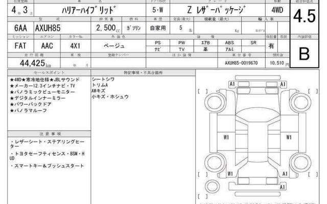 Ref:AUX-20827999 TOYOTA HARRIER HYBRID 2022 - Image 6