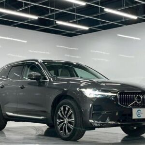 2021 Volvo Xc60 gray hybrid used car Japan export
