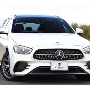 2020 Mercedes Benz E-Class Stationwagon white hybrid used car Japan export