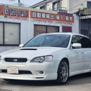 2003 Subaru Legacy Touring Wagon white gasoline used car Japan export