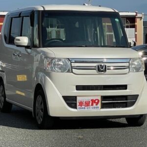2015 Honda N-Box pearl gasoline used car Japan export