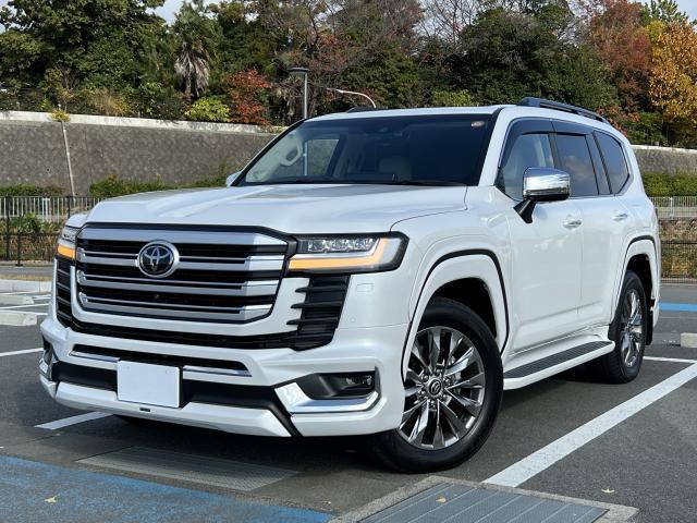 Ref:AUX-20863957 TOYOTA LAND CRUISER 2023 1 2023 Toyota Land Cruiser white gasoline used car Japan export