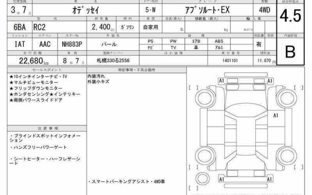 Ref:AUX-20863958 HONDA ODYSSEY 2021 - Image 6
