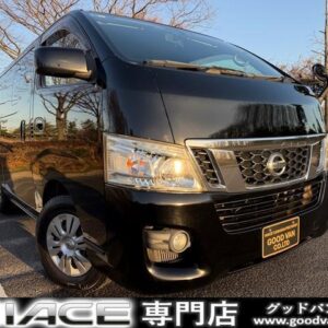 2014 Nissan Nv350Caravan Van black diesel used car Japan export