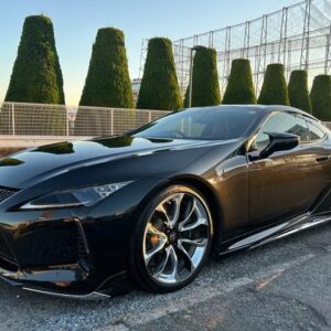 2017 Lexus Lc black hybrid used car Japan export