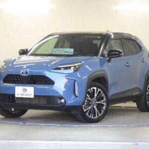 2023 Toyota Yaris Cross blue hybrid used car Japan export
