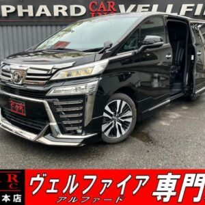 2020 Toyota Vellfire black gasoline used car Japan export