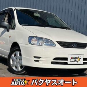 2000 Toyota Corolla Spacio white gasoline used car Japan export