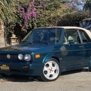 1992 Volkswagen Golf Cabrio green gasoline used car Japan export