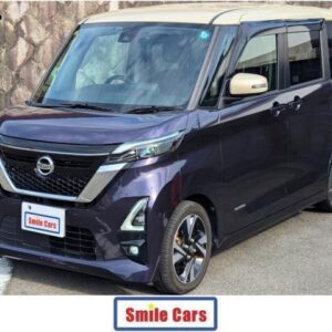 2020 Nissan Roox purple gasoline used car Japan export