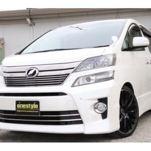 2012 Toyota Vellfire pearl gasoline used car Japan export