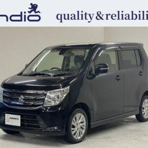 2015 Suzuki Wagon R black hybrid used car Japan export