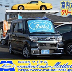 2018 Daihatsu Tanto black gasoline used car Japan export