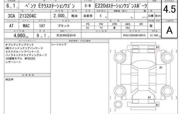 Ref:AUX-20962238 MERCEDES BENZ E-CLASS STATIONWAGON 2024 - Image 6