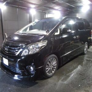 2013 Toyota Alphard black gasoline used car Japan export