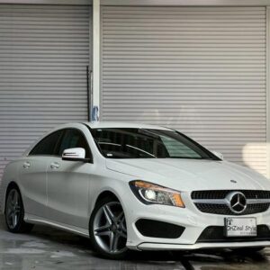 2014 Mercedes Benz Cla-Class white gasoline used car Japan export