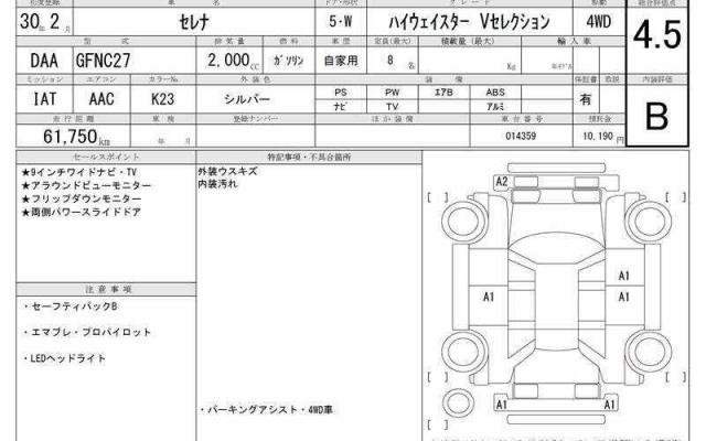 Ref:AUX-20998438 NISSAN SERENA 2018 - Image 6