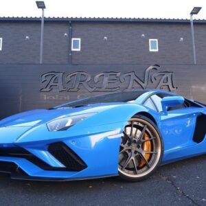 2018 Lamborghini Aventador blue gasoline used car Japan export