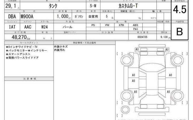Ref:AUX-21009849 TOYOTA TANK 2017 - Image 5