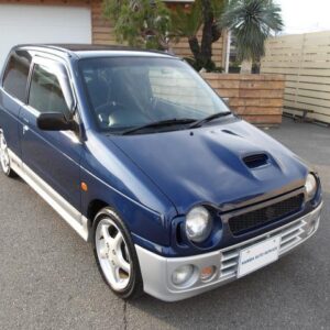 1998 Suzuki Alto Works blue gasoline used car Japan export