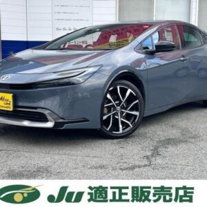 2023 Toyota Prius gray hybrid used car Japan export