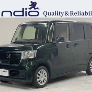 2017 Honda N-Box green gasoline used car Japan export