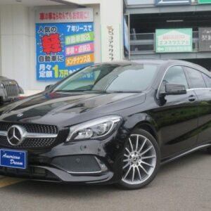 2018 Mercedes Benz Cla-Class Shooting Brake black gasoline used car Japan export