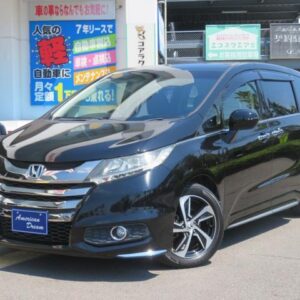 2016 Honda Odyssey black gasoline used car Japan export