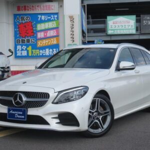 2019 Mercedes Benz C-Class Stationwagon pearl hybrid used car Japan export