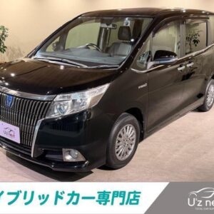 2015 Toyota Esquire black hybrid used car Japan export