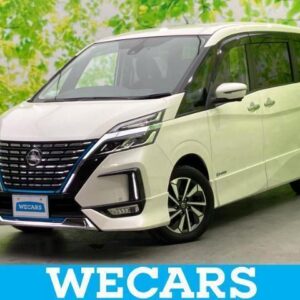 2021 Nissan Serena pearl gasoline used car Japan export