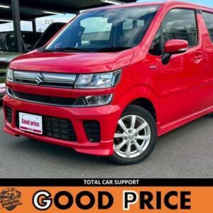2018 Suzuki Wagon R red hybrid used car Japan export