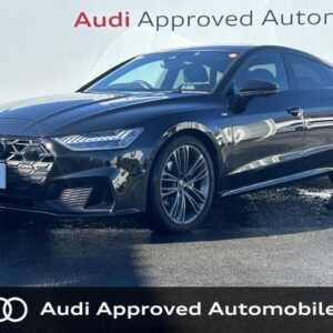 2025 Audi A7 Sportback black diesel used car Japan export