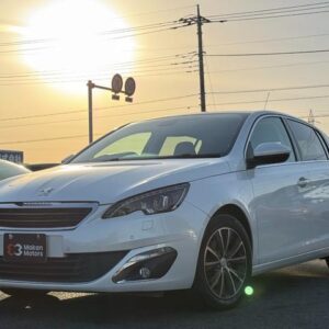 2016 Peugeot 308 white diesel used car Japan export