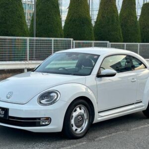 2014 Volkswagen The Beetle white gasoline used car Japan export