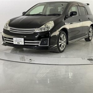 2015 Nissan Wingroad black gasoline used car Japan export